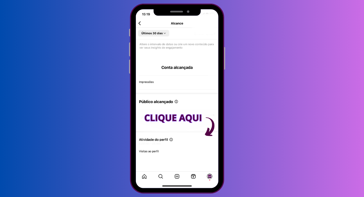 quem visitou meu perfil no Instagram