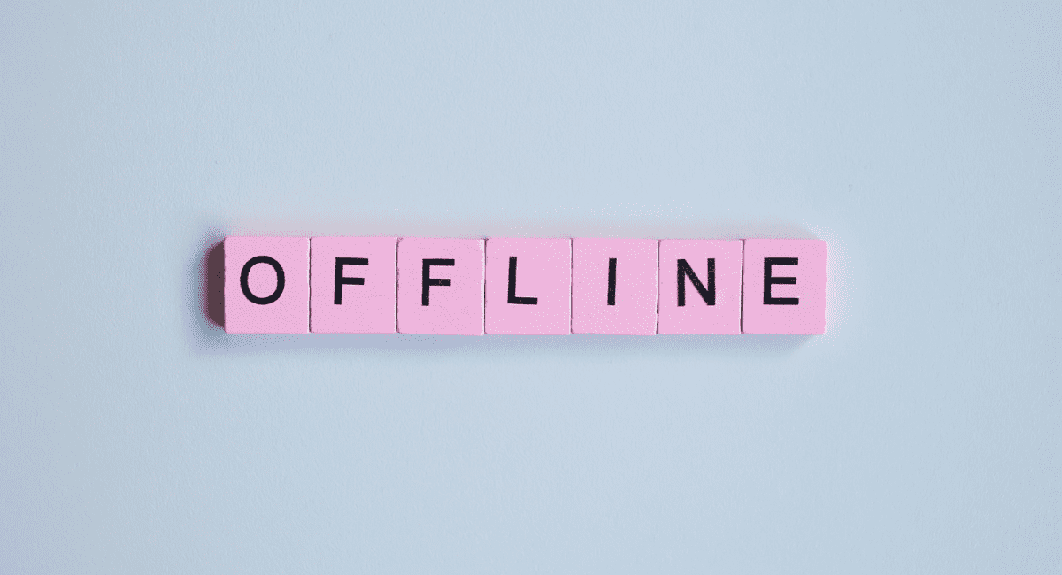 como ficar offline 