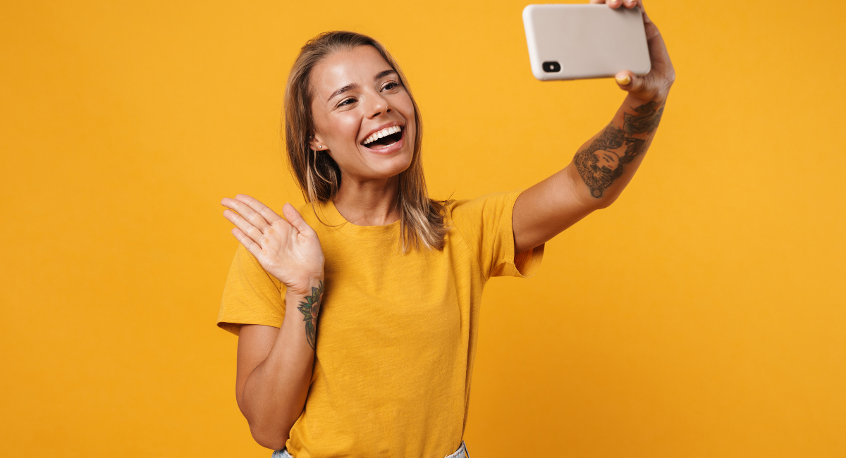 como tirar foto no Instagram