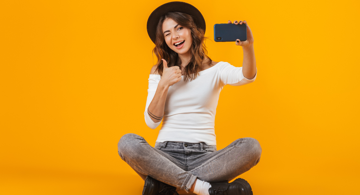 como tirar foto no Instagram