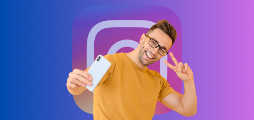 como tirar foto no Instagram