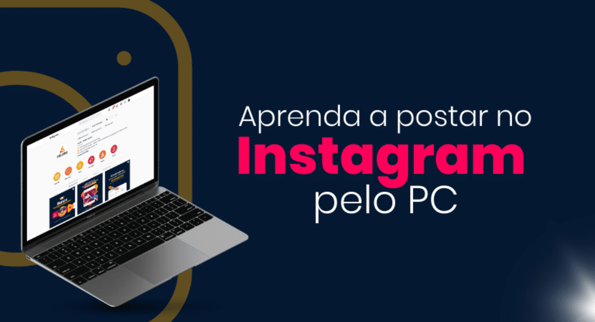 postar no instagram pelo pc