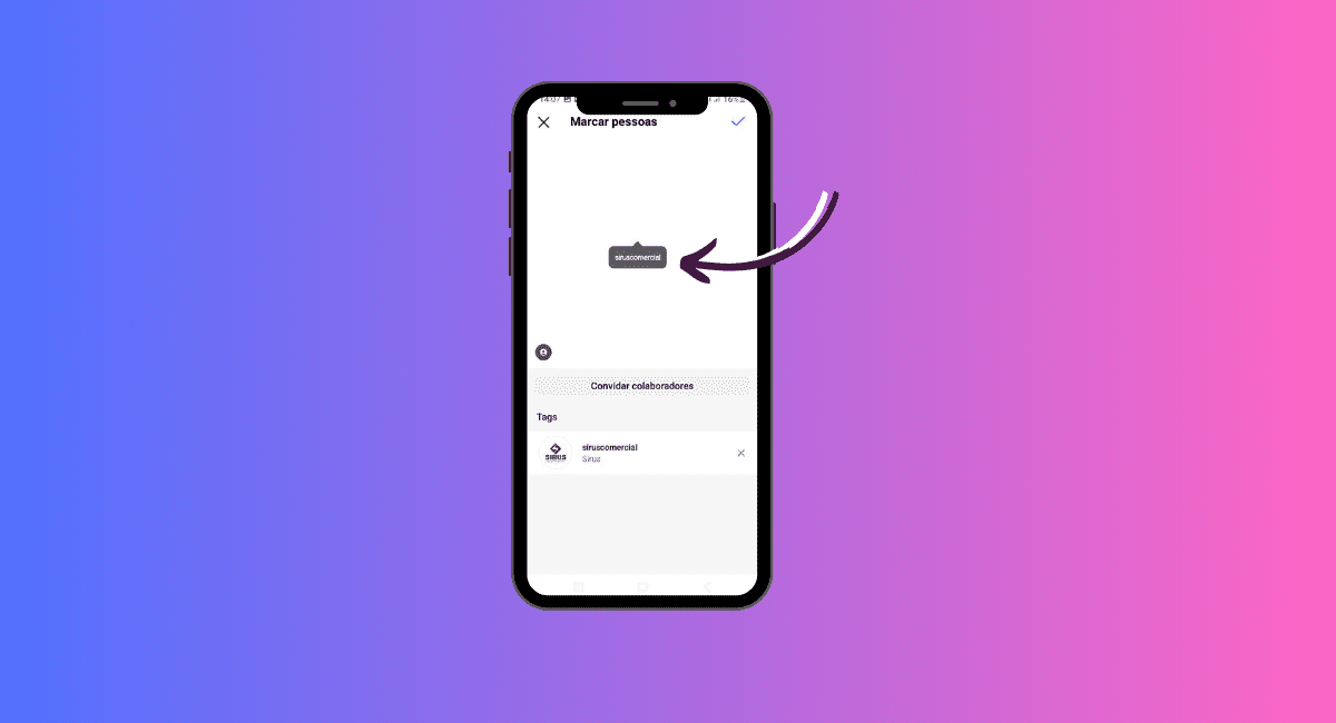 marcar uma pessoa no instagram