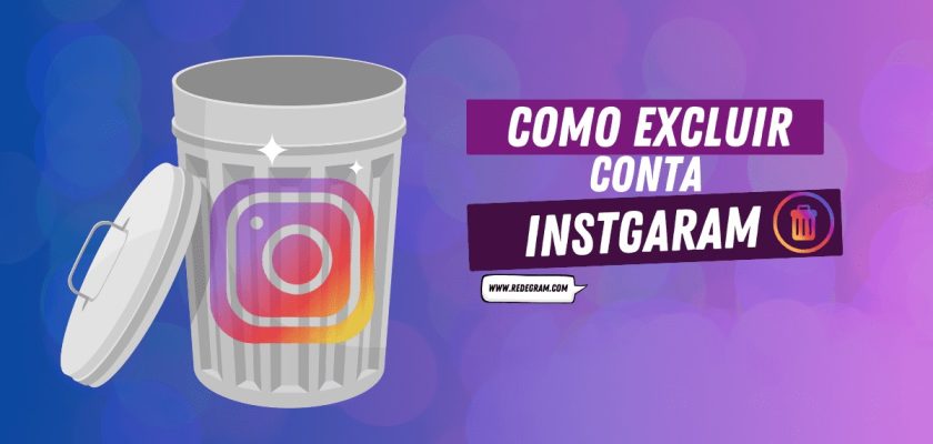 Como excluir uma conta do Instagram