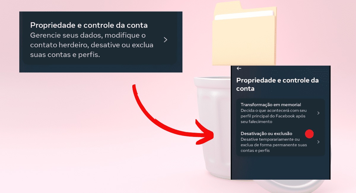 Como excluir uma conta do Instagram