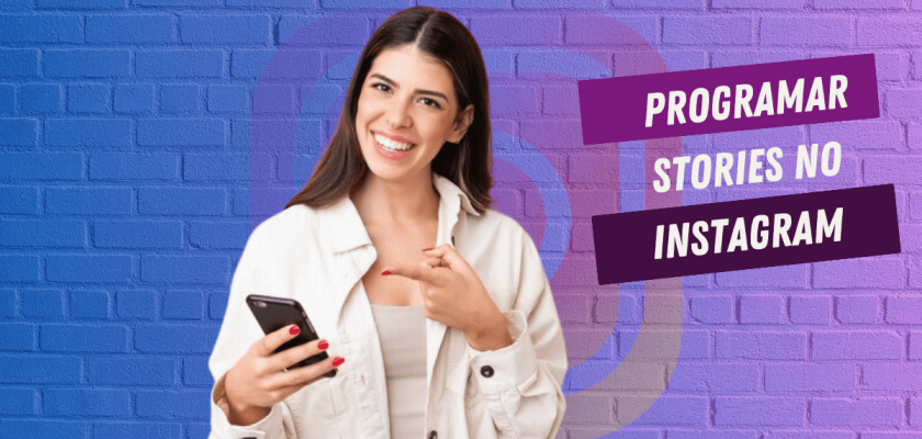 como programar stories no instagram