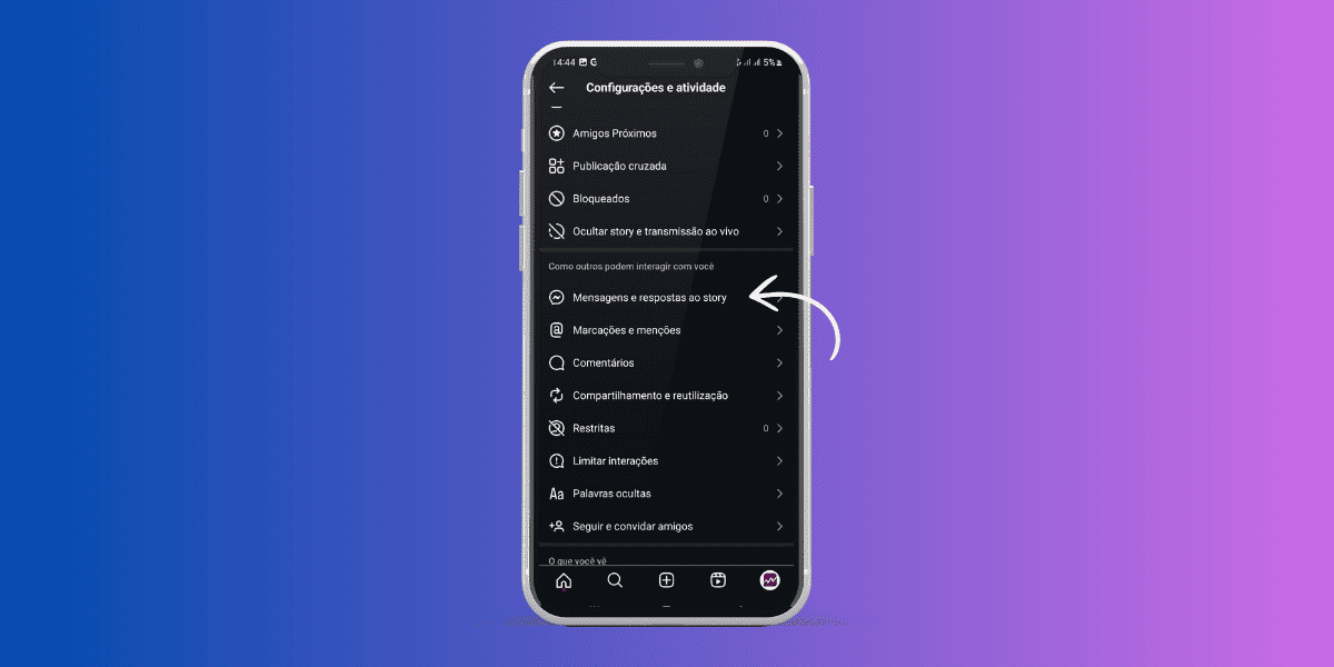como tirar o online do instagram