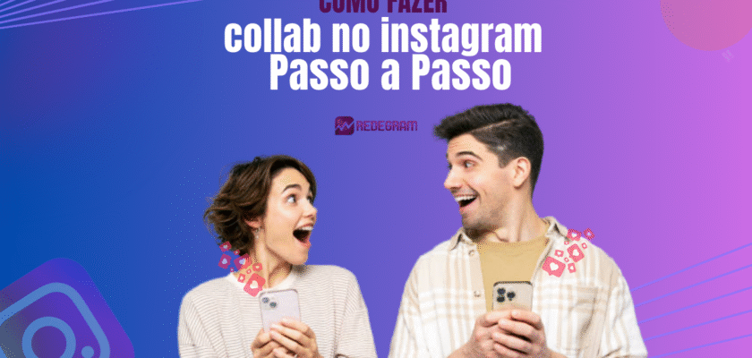 Duas pessoas felizes ao descobrir cmo fazer collab no Instagram
