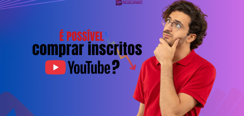 Homem pensando se é possível comprar inscritos no Youtube